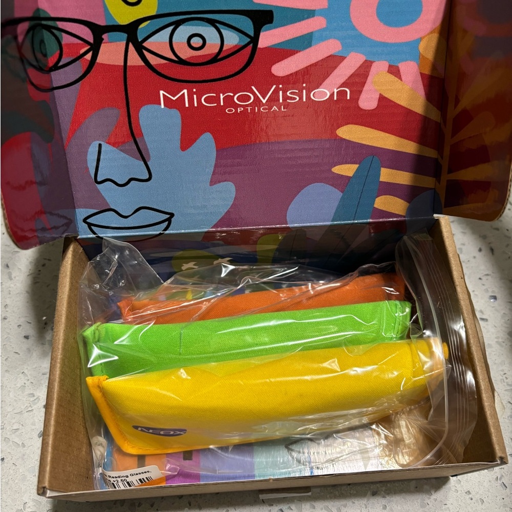 MicroVision Blue Light Reading Glasses - Picture 2 of 4